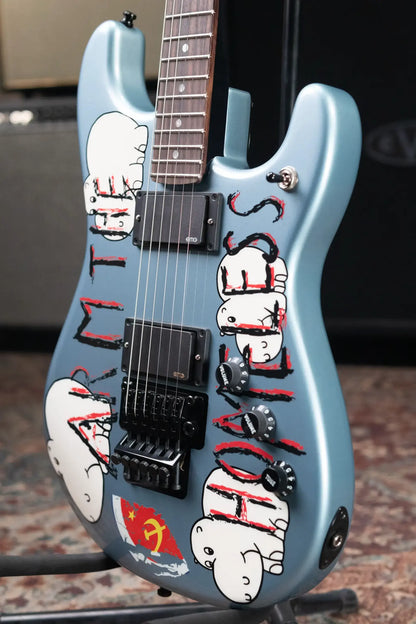 Fender Tom Morello's "Arm the Homeless" Electric Guitar - Blue Ice Metallic with Hardshell Case