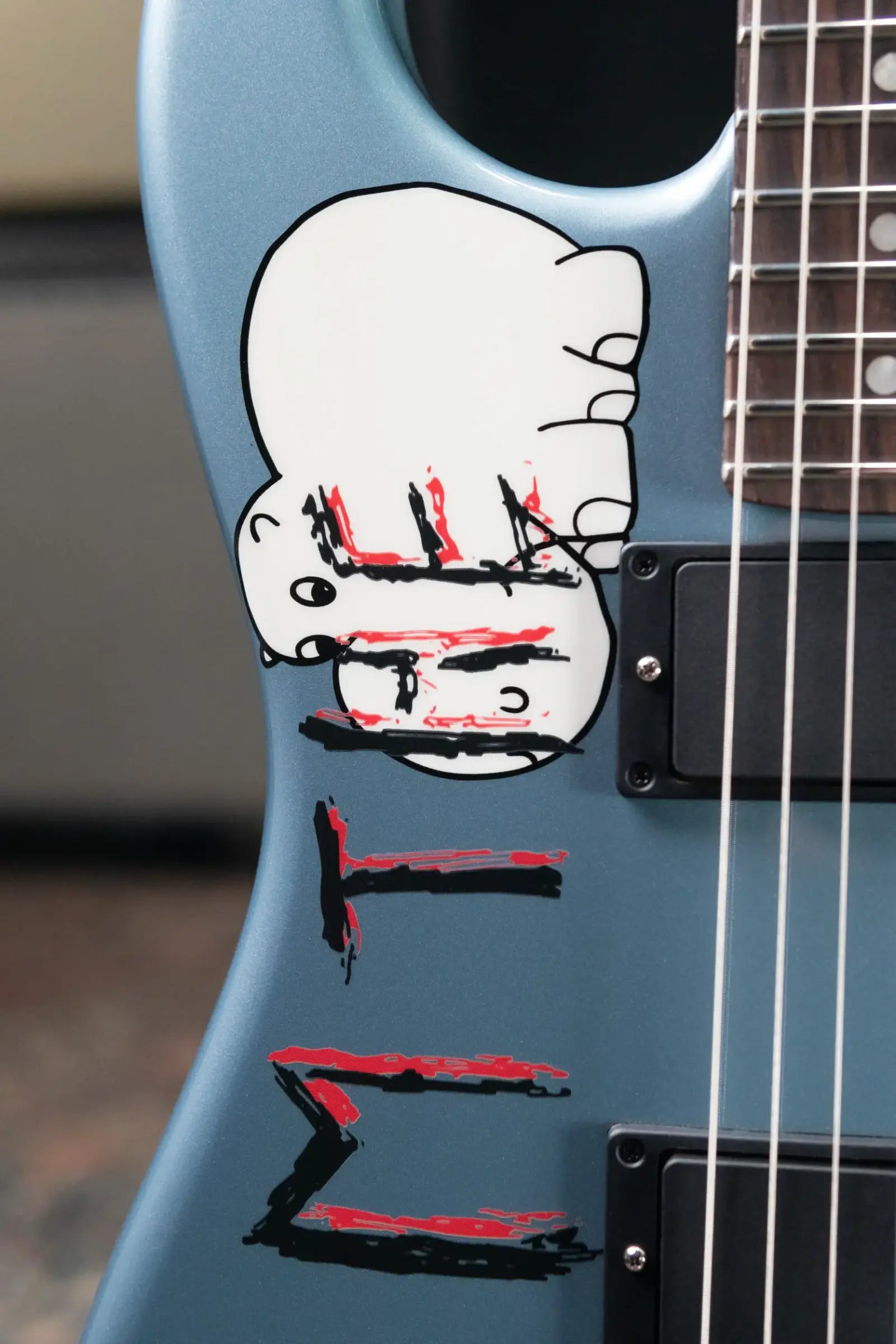 Fender Tom Morello's "Arm the Homeless" Electric Guitar - Blue Ice Metallic with Hardshell Case