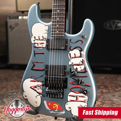Fender Tom Morello's "Arm the Homeless" Guitar - Blue Ice Metallic with Hardshell Case