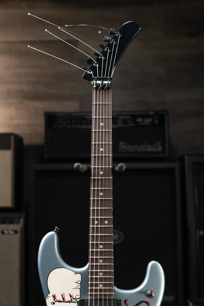 Fender Tom Morello's "Arm the Homeless" Guitar - Blue Ice Metallic with Hardshell Case
