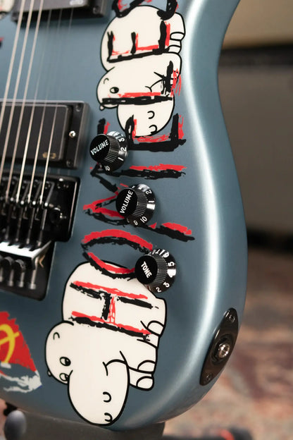 Fender Tom Morello's "Arm the Homeless" Guitar - Blue Ice Metallic with Hardshell Case