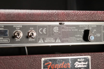 Fender Tone Master Princeton Reverb - Wine