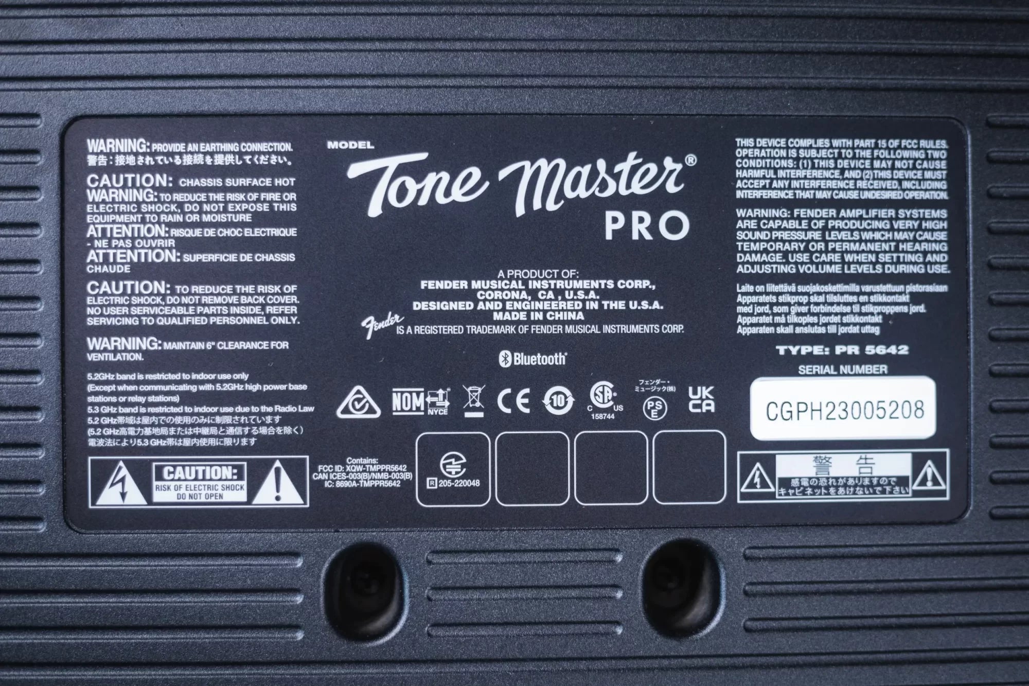 Fender Tone Master Pro Multi-effects Guitar Workstation