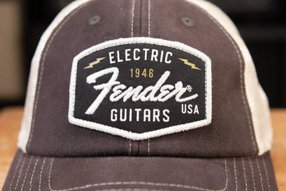 Fender Transition Logo Patch Hat Black/Stone One Size
