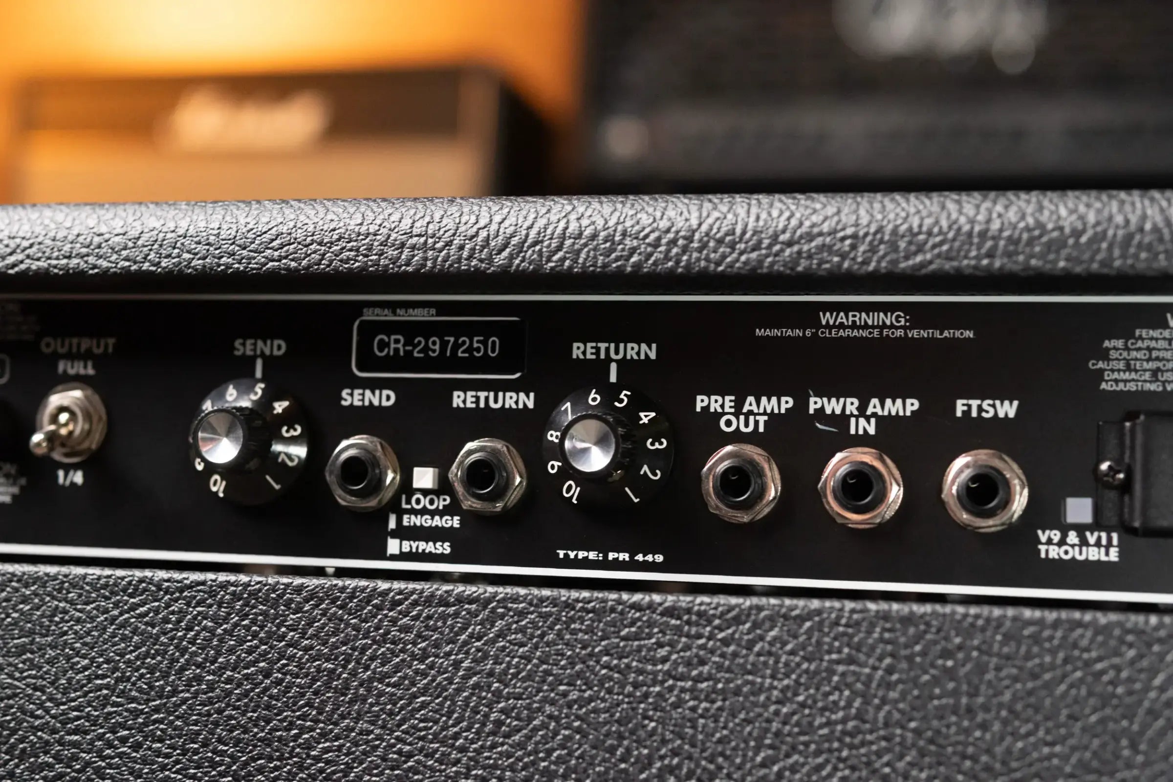 Fender Twin 2x12 Guitar Amplifier with Casters - Used