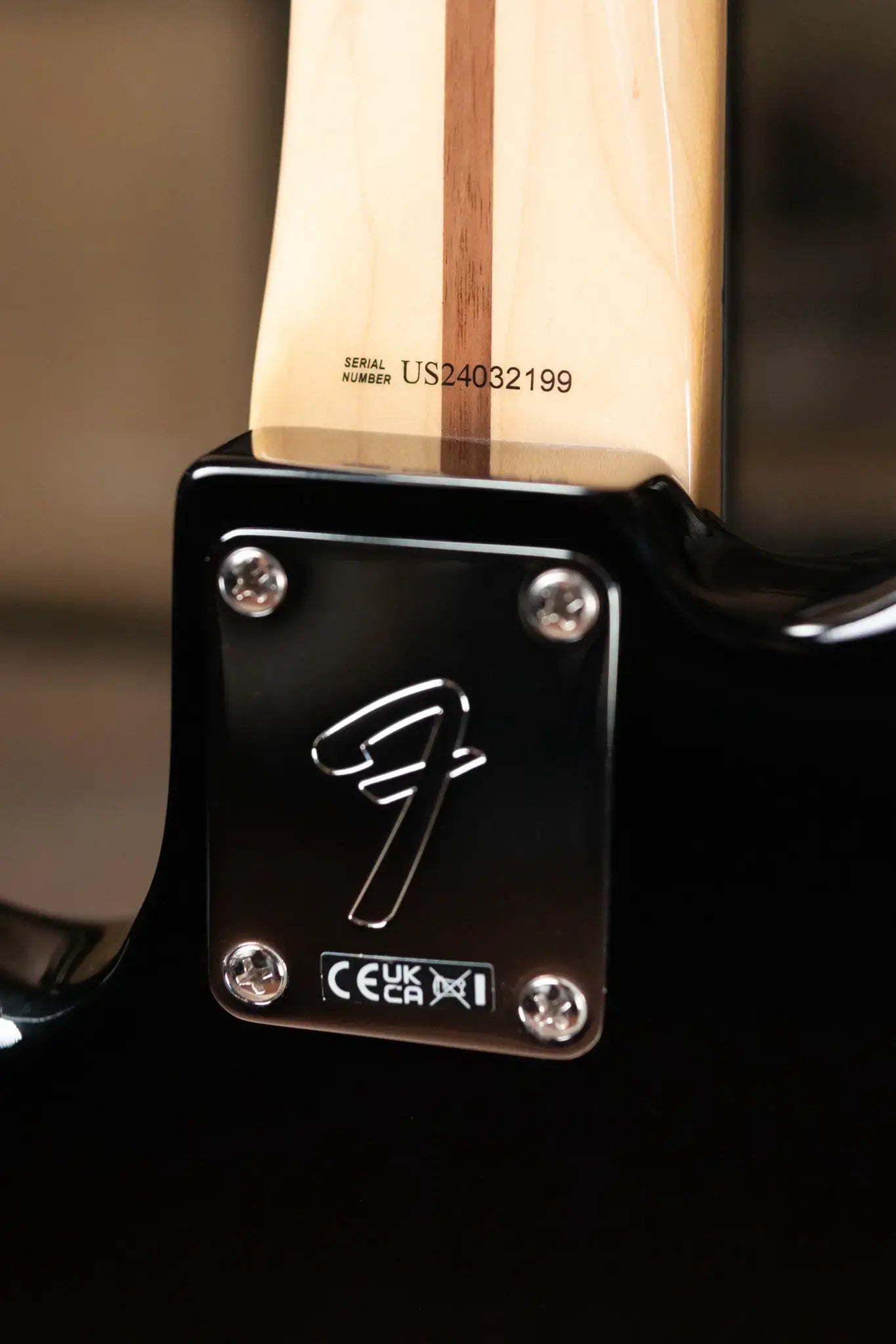 Fender U.S.A. Geddy Lee Jazz Bass, Maple Fingerboard - Black with Hardshell Case