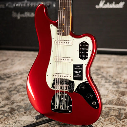 Fender Vintera III Early '60s Bass VI - Candy Apple Red with Gig Bag