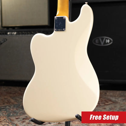 Fender Vintera III Early '60s Bass VI - Olympic White with Gig Bag