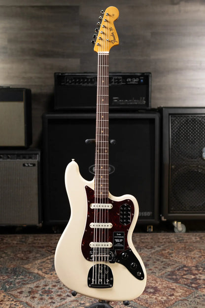 Fender Vintera III Early '60s Bass VI - Olympic White with Gig Bag