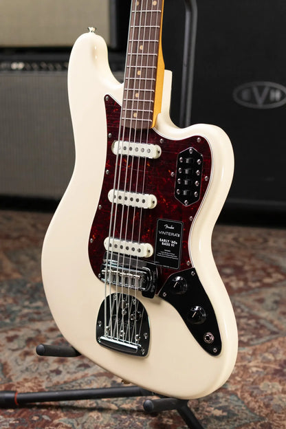 Fender Vintera III Early '60s Bass VI - Olympic White with Gig Bag