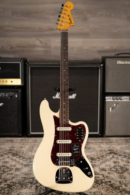 Fender Vintera III Early '60s Bass VI - Olympic White with Gig Bag