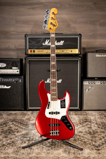 Fender Vintera III Early '70s Jazz Bass - Candy Apple Red with Gig Bag