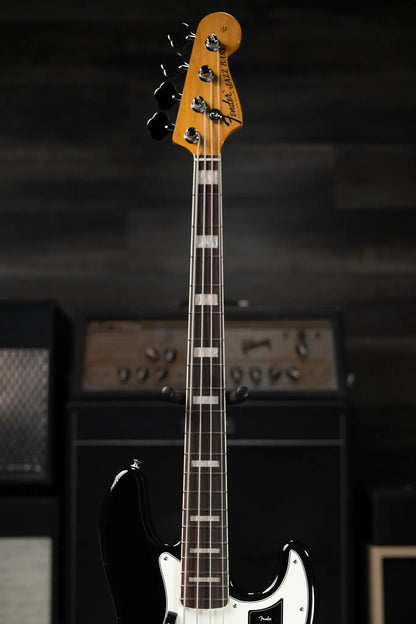 Fender Vintera III Early '70s Jazz Bass Guitar - Black with Gig Bag