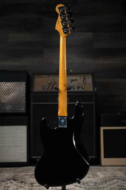 Fender Vintera III Early '70s Jazz Bass Guitar - Black with Gig Bag