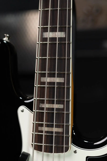 Fender Vintera III Early '70s Jazz Bass Guitar - Black with Gig Bag