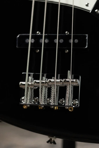 Fender Vintera III Early '70s Jazz Bass Guitar - Black with Gig Bag