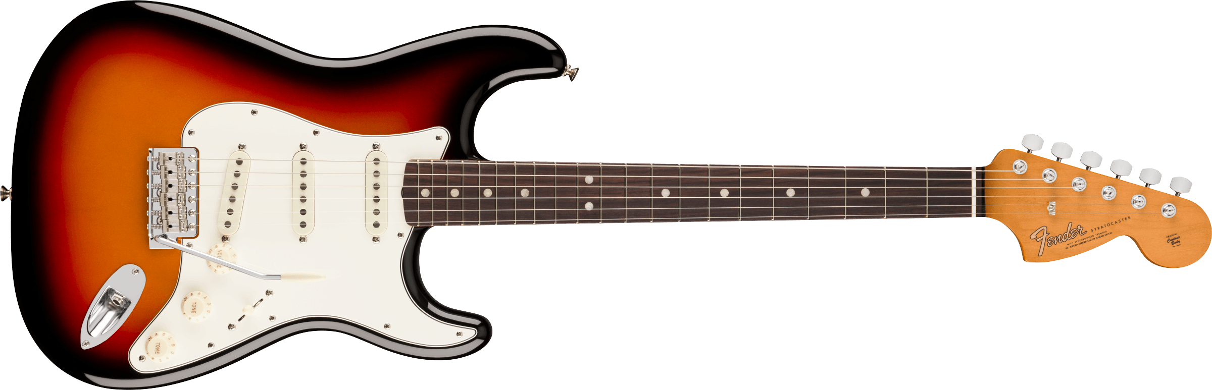 Fender Vintera III Late '60s Stratocaster Electric Guitar - 3-Color Sunburst with Gig Bag