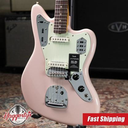Fender Vintera III Mid '60s Jaguar Electric Guitar - Shell Pink with Gig Bag