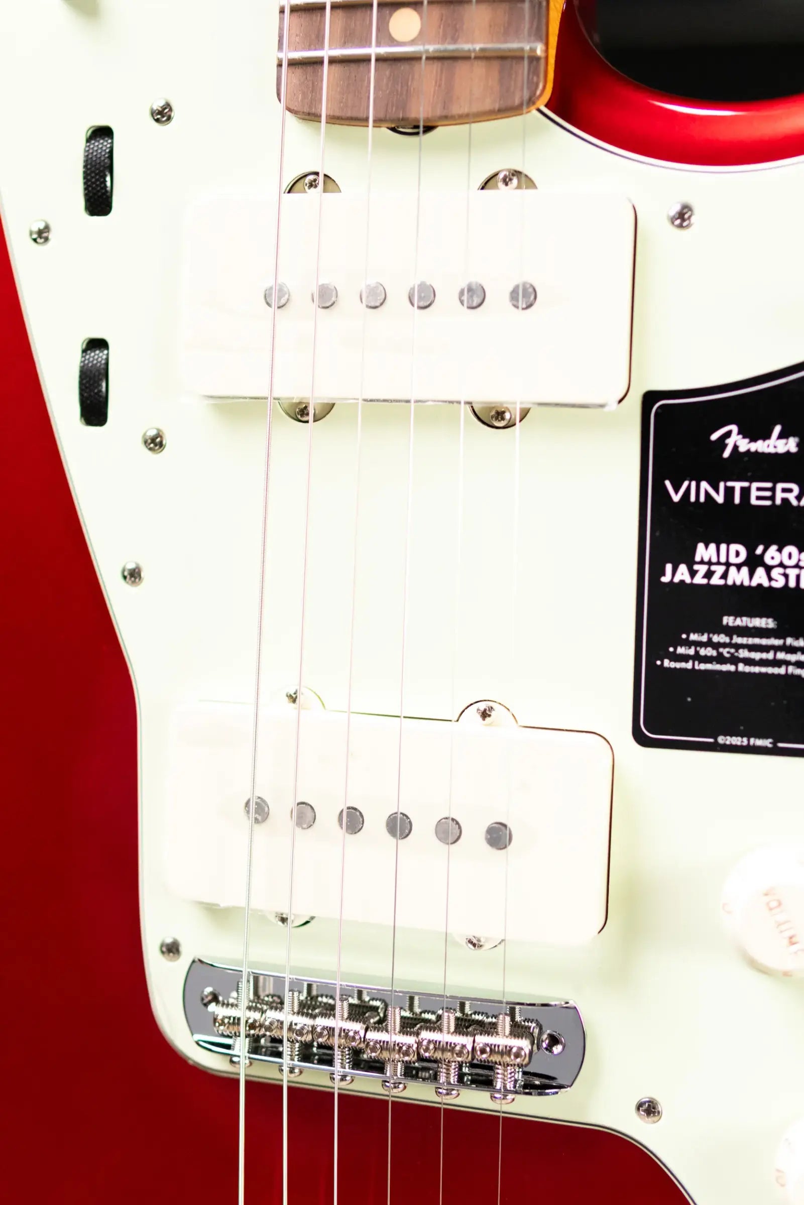 Fender Vintera III Mid '60s Jazzmaster Electric Guitar - Candy Apple Red with Gig Bag