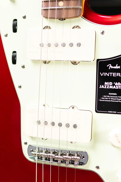 Fender Vintera III Mid '60s Jazzmaster Electric Guitar - Candy Apple Red with Gig Bag