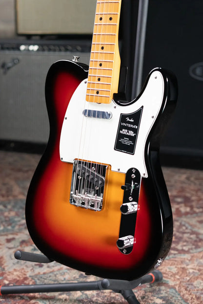 Fender Vintera III Mid '60s Telecaster Electric Guitar - 3-Color Sunburst with Gig Bag