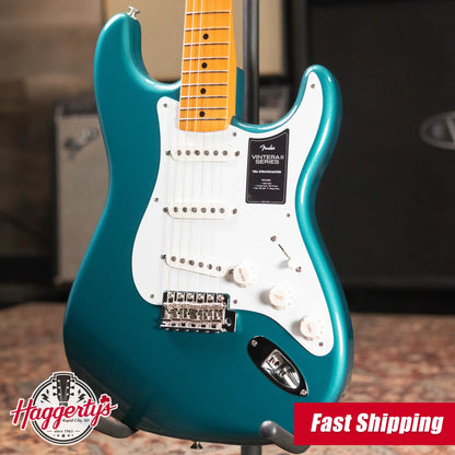 Fender Vintera II '50s Stratocaster Electric Guitar - Ocean Turquoise with Gig Bag
