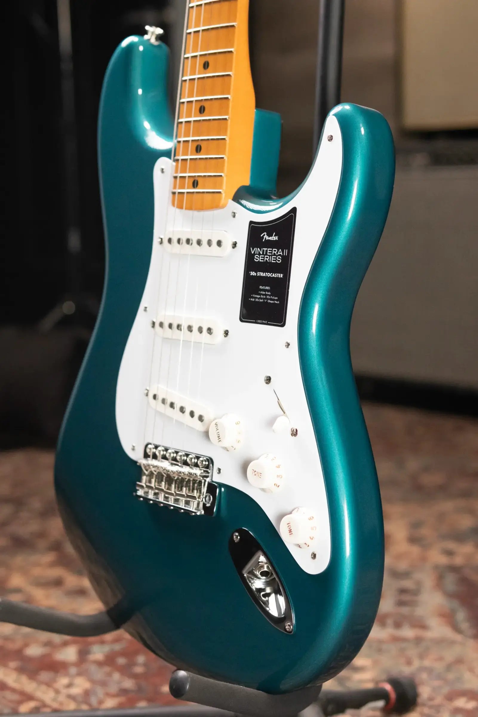 Fender Vintera II '50s Stratocaster Electric Guitar - Ocean Turquoise with Gig Bag