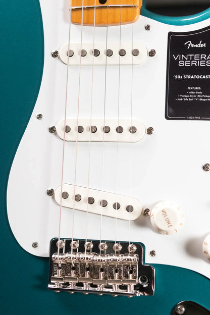 Fender Vintera II '50s Stratocaster Electric Guitar - Ocean Turquoise with Gig Bag