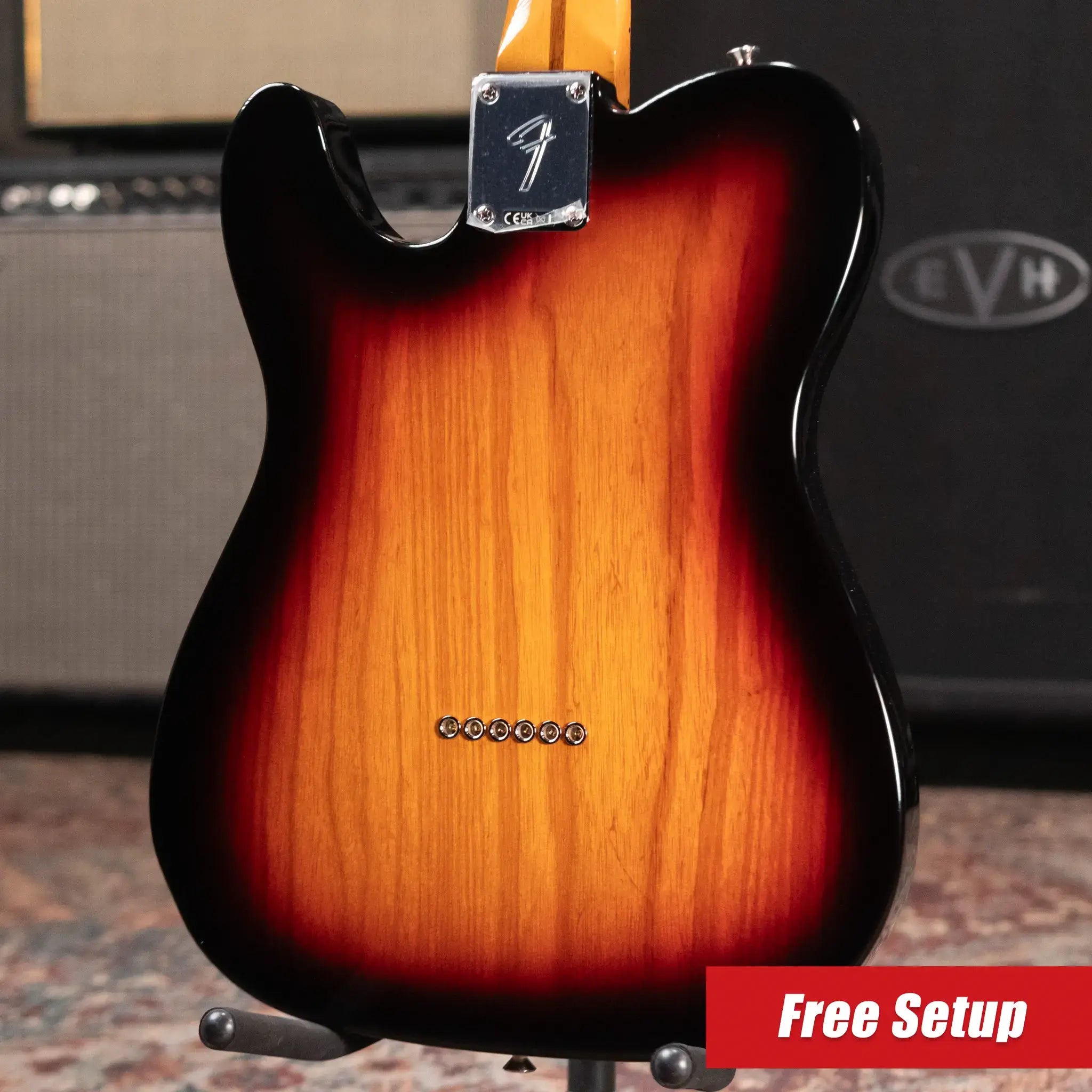 Fender Vintera II '60s Telecaster Thinline Electric Guitar - 3-Color Sunburst with Gig Bag