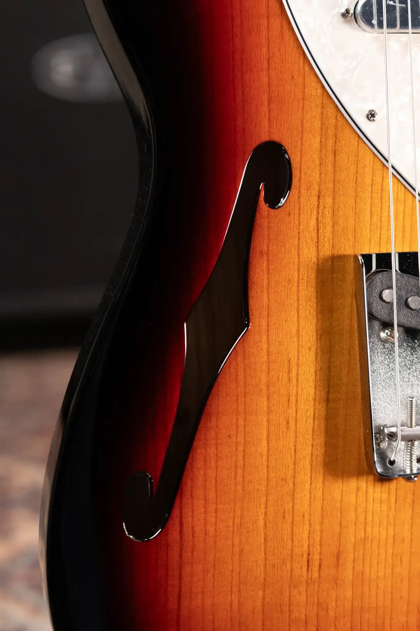 Fender Vintera II '60s Telecaster Thinline Electric Guitar - 3-Color Sunburst with Gig Bag