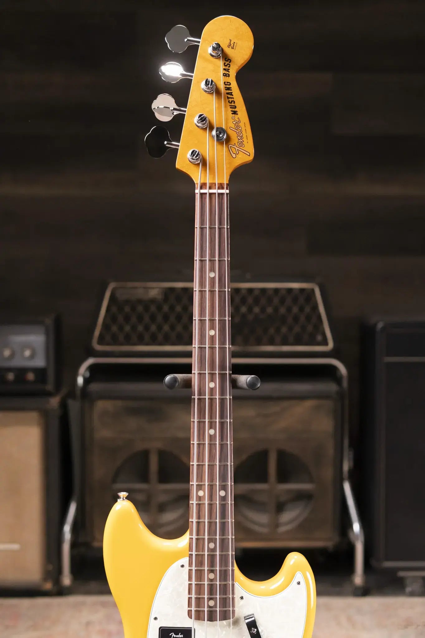 Fender Vintera II '70s Competition Mustang Bass - Competition Orange with Gig Bag