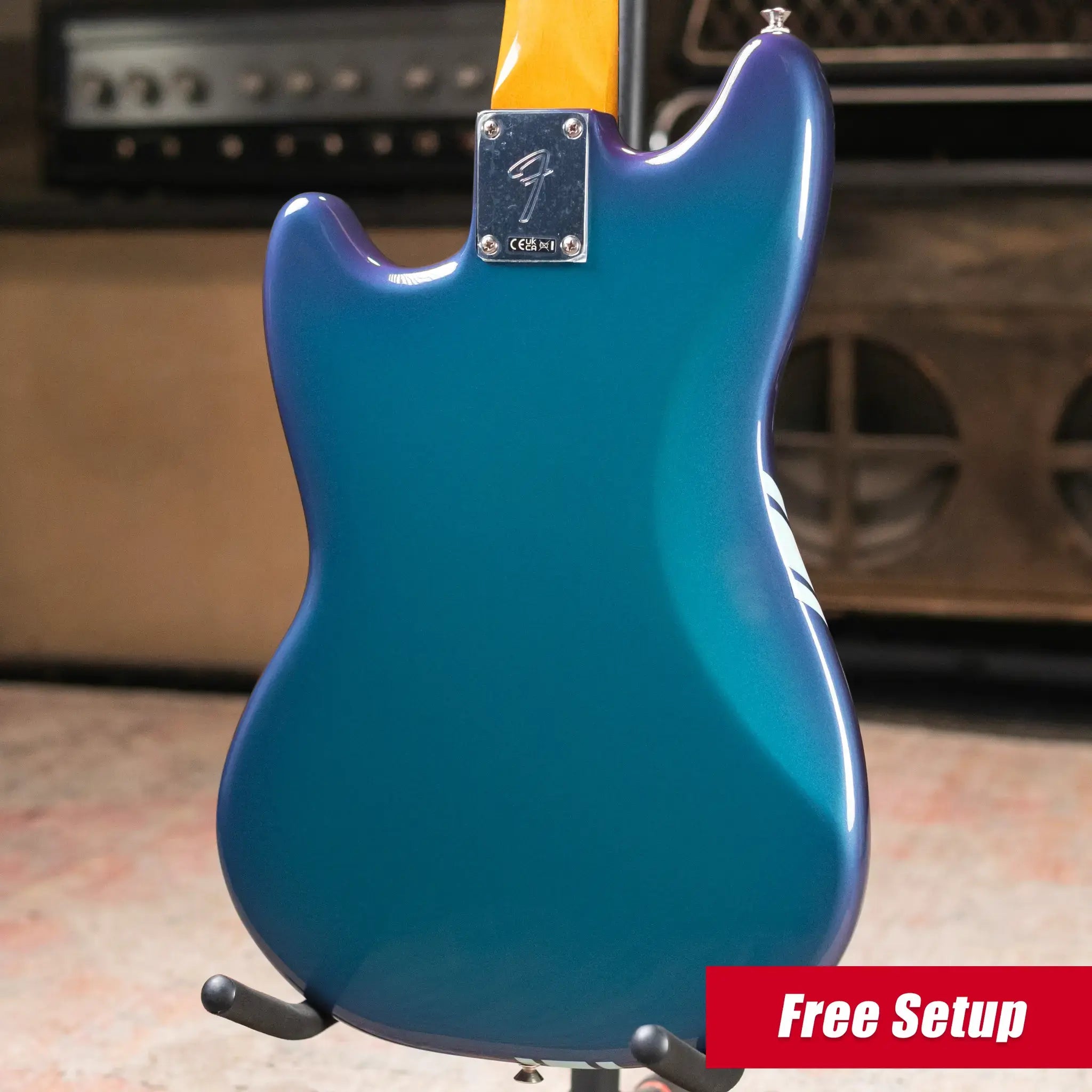 Fender Vintera II '70s Competition Mustang Electric Guitar - Competition Burgundy with Gig Bag