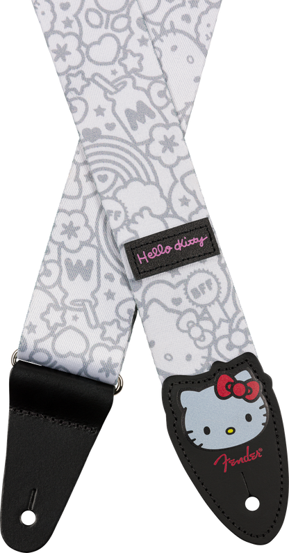 Fender x Hello Kitty White Poly Strap