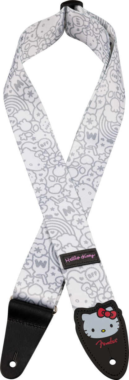 Fender x Hello Kitty White Poly Strap