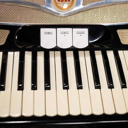Ferrari 41-Key, 120 Button Accordion with Hardshell Case, Black - Used
