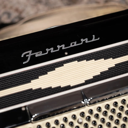 Ferrari 41-Key, 120 Button Accordion with Hardshell Case, Black - Used