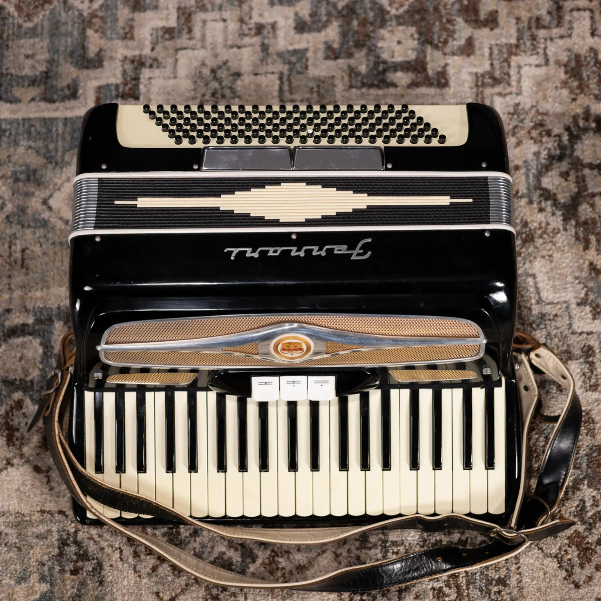 Ferrari 41-Key, 120 Button Accordion with Hardshell Case, Black - Used