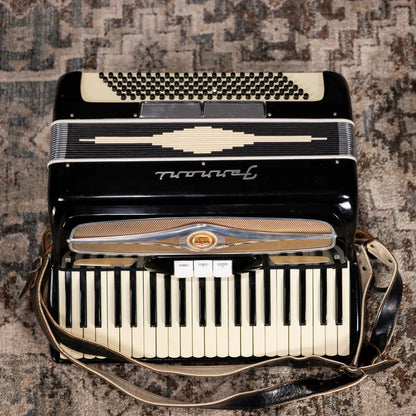 Ferrari 41-Key, 120 Button Accordion with Hardshell Case, Black - Used