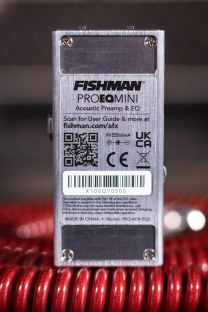 Fishman AFX Pro EQMini Acoustic Preamp & EQ Pedal