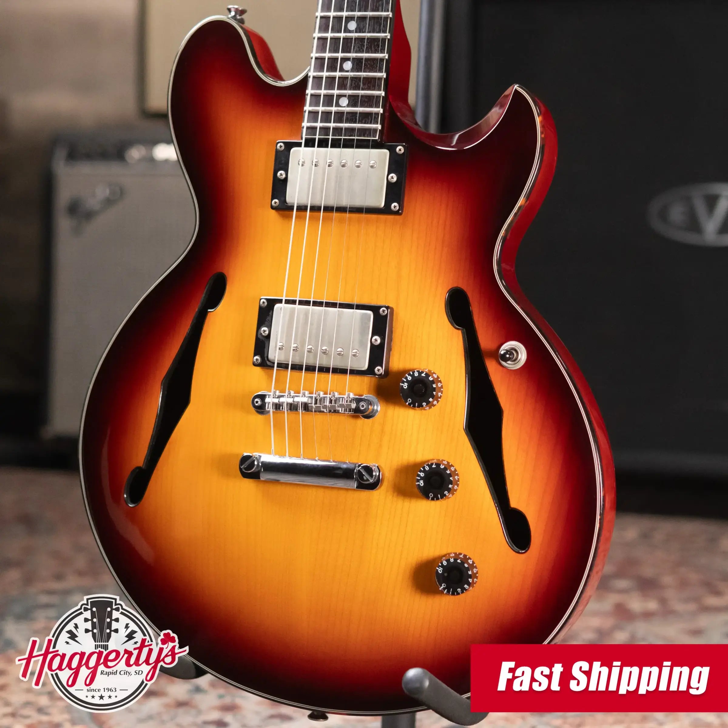 Fret King Elise Electric Guitar - Tobacco Sunburst with Gig Bag - Used