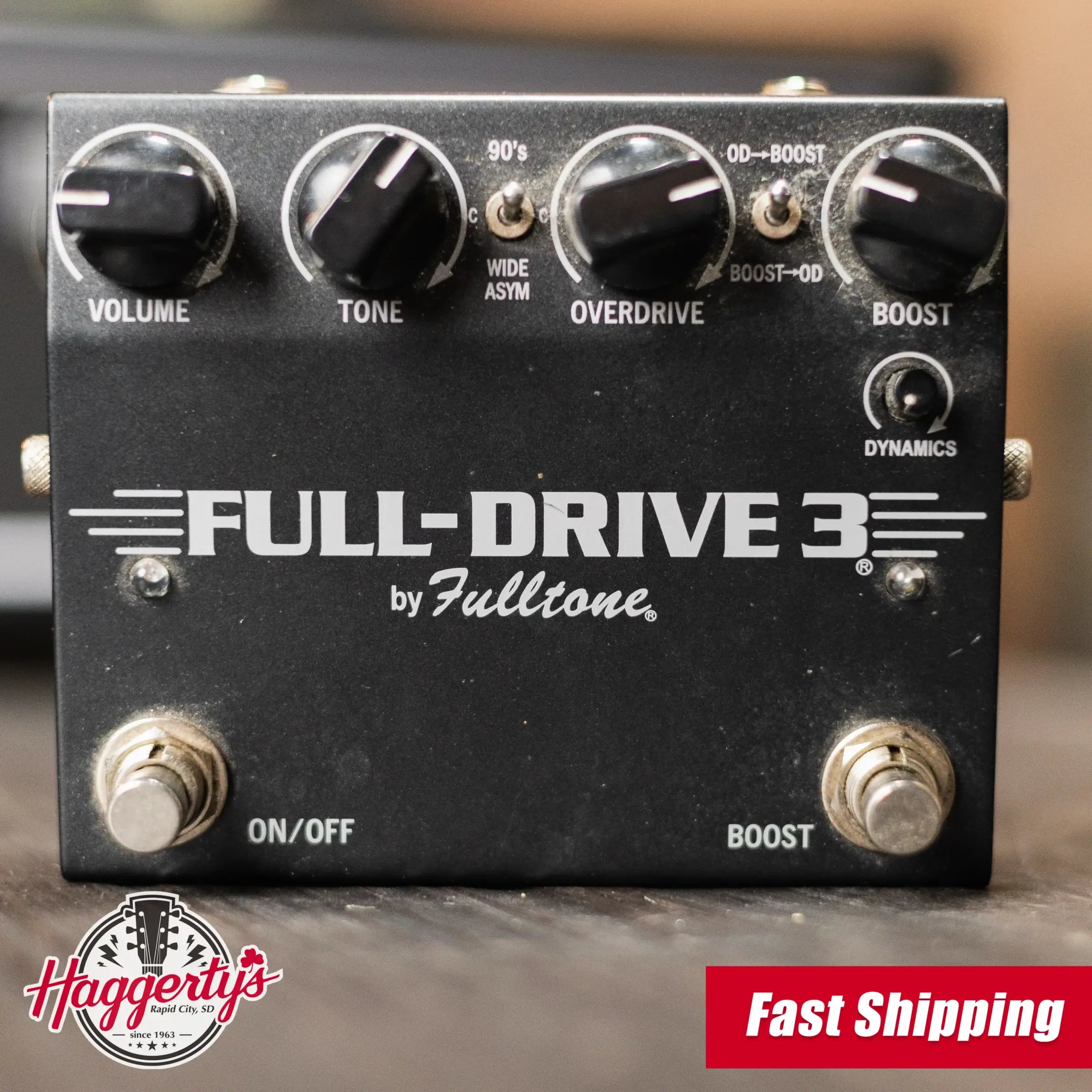 Fulltone Full Drive 3 Overdrive Effect Pedal - Used
