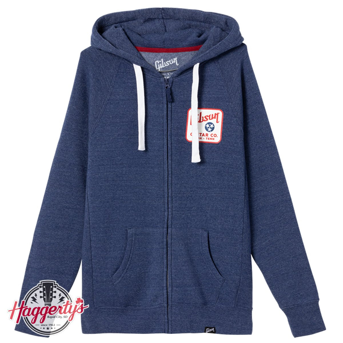 Gibson Tristar Fullzip Hoodie, Large
