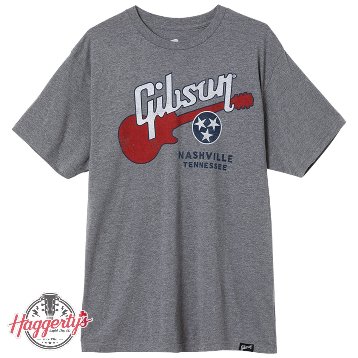 Gibson Tristar LP Tee (Grey), Large