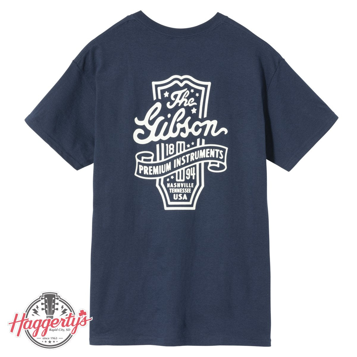Gibson Premium Instruments Tee (Navy), Medium