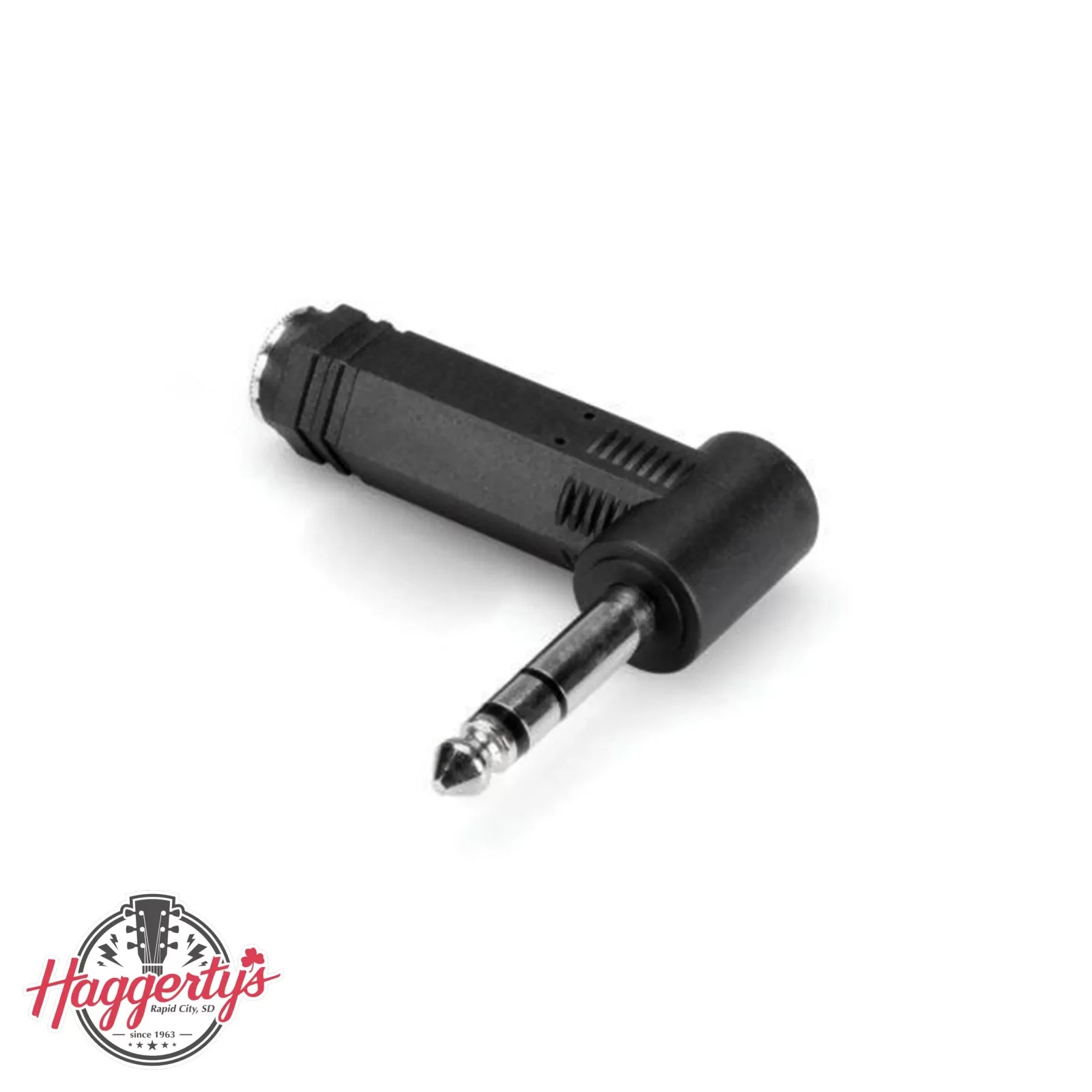 Hosa GPP-273 Right-angle Adaptor 1/4 in TRS to Same