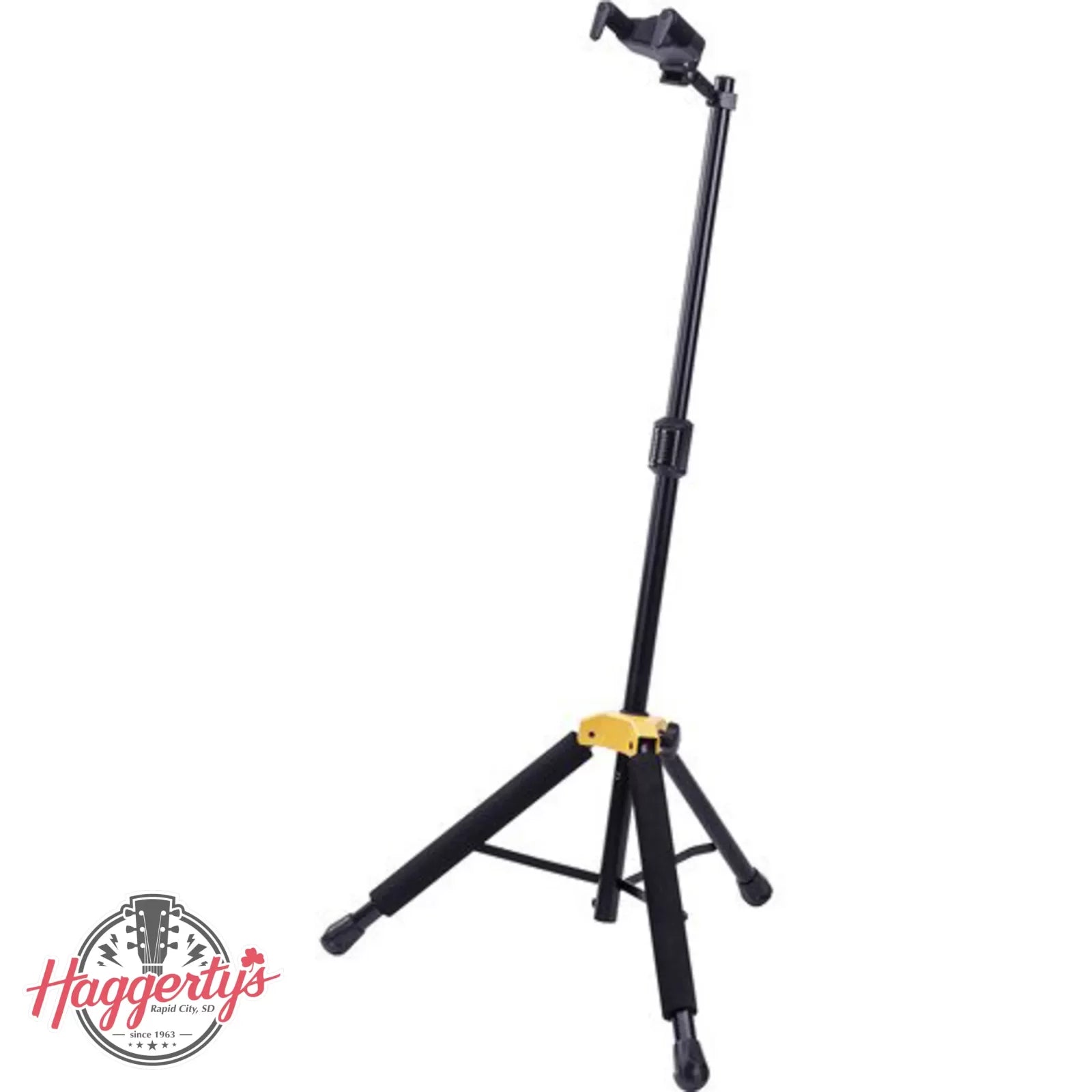 Hercules PLUS Series Universal AutoGrip Guitar Stand with Foldable Yoke