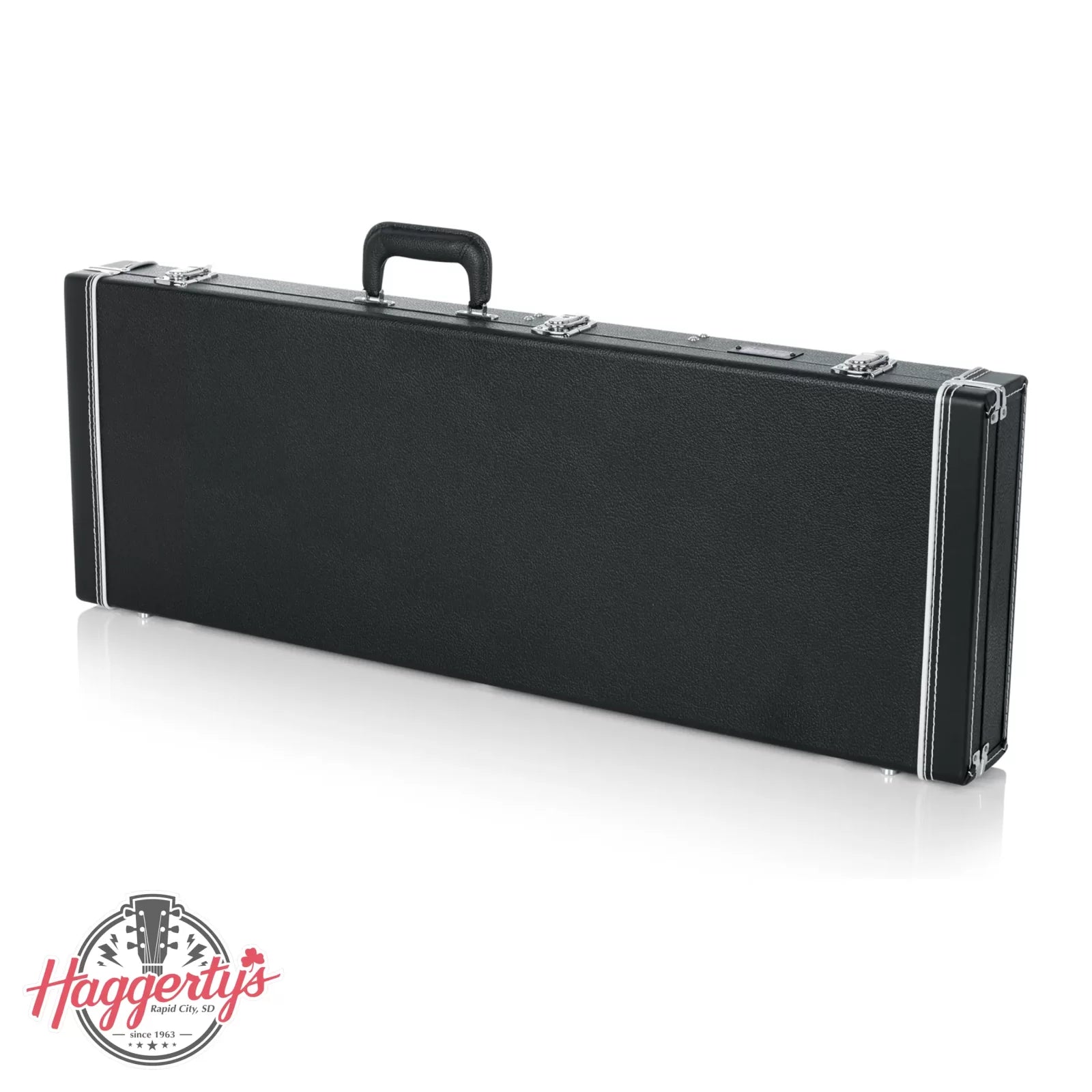 Gator Deluxe Wood Case - Double-cutaway Electric Guitar - Black