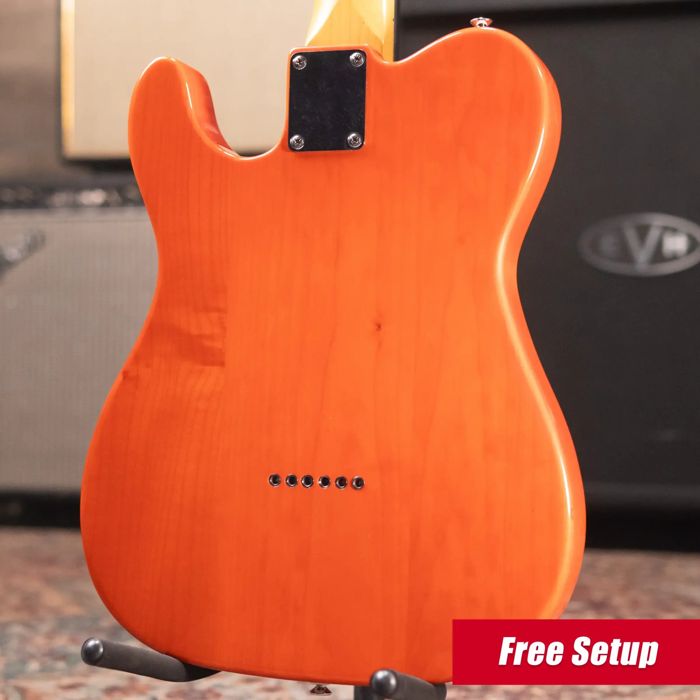 G&L ASAT Classic Tribute Series Bluesboy Semi-Hollow Electric Guitar - Clear Orange - Used