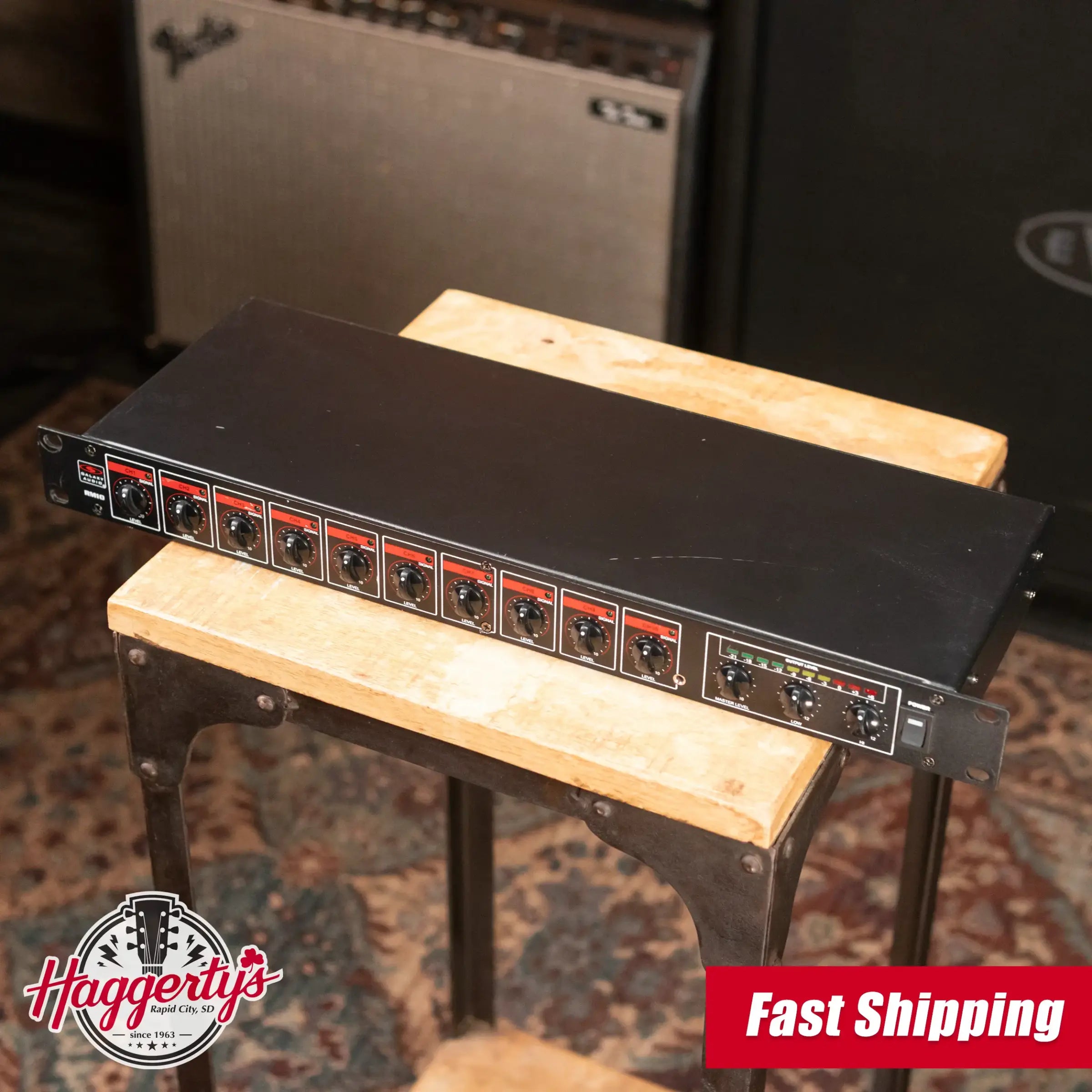 Galaxy Audio RM10 10-Channel Mic/Line Mixer - Used