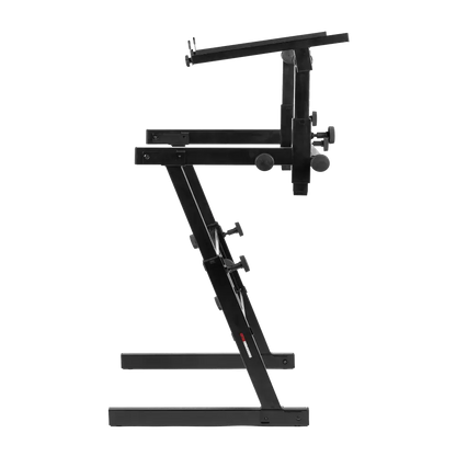Gator Adjustable Z-Style Keyboard Stand with 2nd Tier Width and Height Adjustability